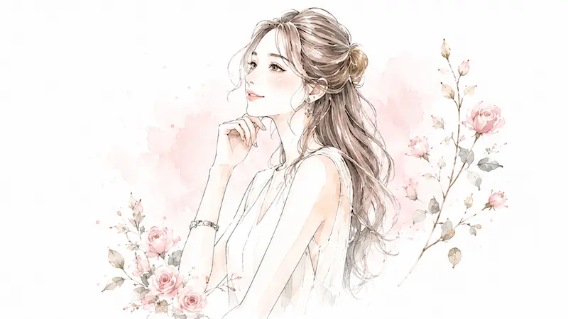 20代・30代女性が自分軸を育て、芯のある女性になるためのStrongLadyヒーローイラスト